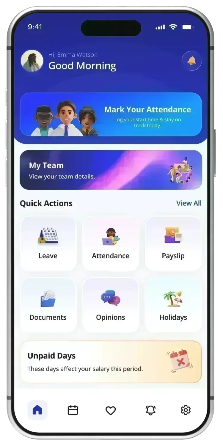 Touchless attendance on mobile
